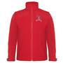 Lasten Softshell hupullinen takki  Punainen