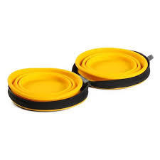 Kiwi Walker Travel Double Bowl  Orange