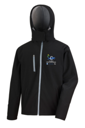 Miesten HUPULLINEN CORE SOFTSHELL TAKKI Black/Grey