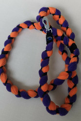 Fleece leash 160 cm BGB Orange-Lilac-Black