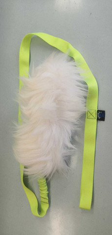 BERRA sheep bungee with squeek 135cm Lime