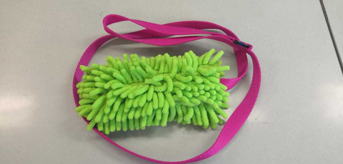 BERRA moppilelu vingulla 135cm Lime/Pinkki