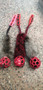 BERRA Ultimate bungee toy with real fur with red ball