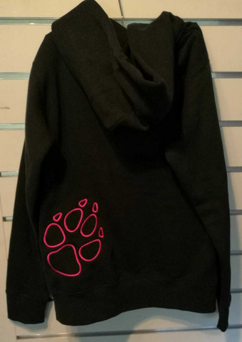 Paw College with zipper Unisex Black