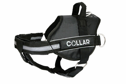 Harness DogExtremе Police N1 with replaceable stickers 35-45 cm