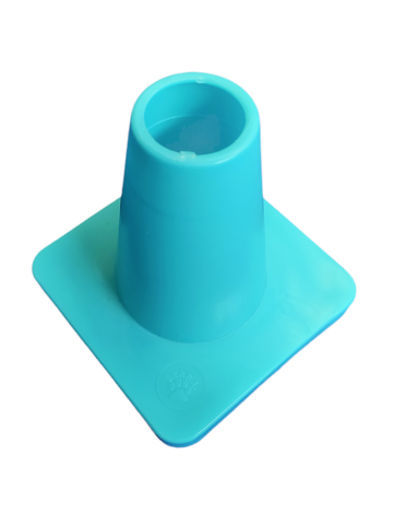 Weighted 15 cm marker cone, Turquoise