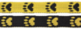 Paw leash Yellow/Black