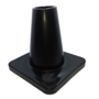 Weighted 15 cm marker cone, Black