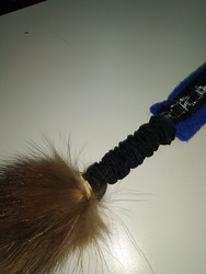 BERRA Ultimate bungee toy with real fur