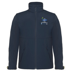 Lasten Softshell hupullinen takki  Navy