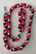 Fleece leash 160 cm BGB Black-Red-White