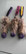 BERRA Ultimate bungee toy with real fur with small lilac ball