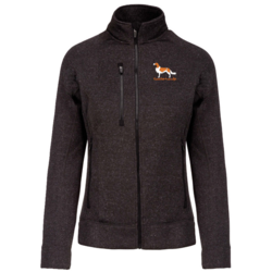 Naisten Neule Fleece Takki Kooikerhondje