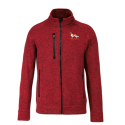 Miesten Neule Fleece Takki Kooikerhondje