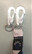 Fleeceleash wit rabbit fur 160cm