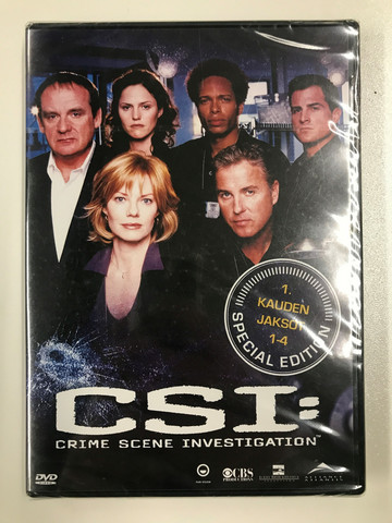 CSI Kausi 1 jaksot 1-4 (DVD)