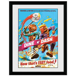 Kehystetty juliste - Fortnite Dine n Dash