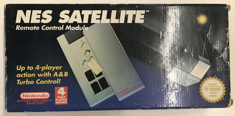 NES Satellite myyntilaatikossa