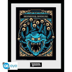 Kehystetty juliste - Dungeons & Dragons Monster Manual