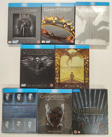 Game of Thrones KAUDET 1-8 (Bluray)