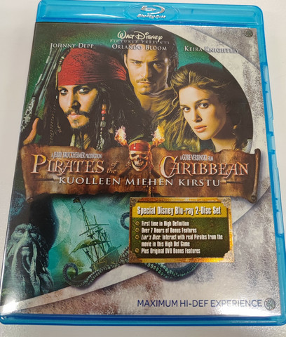 The Pirates of the Caribbean - Kuolleen Miehen Kirstu (Blu-ray)