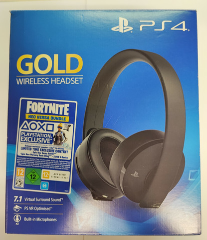 Sony Gold 7.1 Wireless Headset (PS3/PS4/VR/VITA/PC)