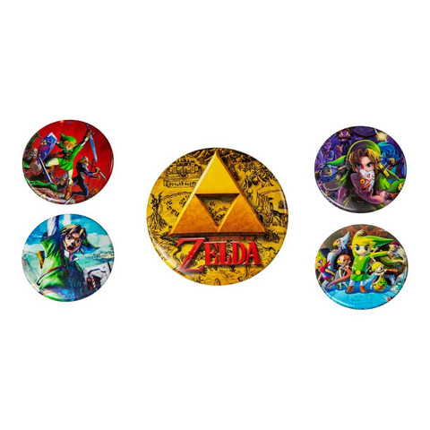 Pinssit 5 kpl - Zelda