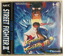 Street Fighter II Champion Edition (PCE HuCARD)