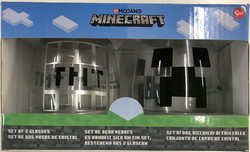 Minecraft 2 juomalasin lahjapakkaus