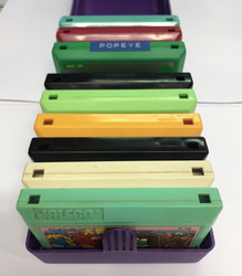 Violetti säilytyslaatikko (peli)kaseteille