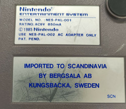 Nintendo NES SCN konsoli