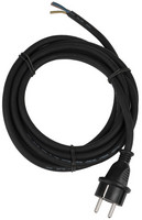 LIITOSJOHTO PISTOTULPALLA 1,5M H05RR-F 3X1,0MM² MUSTA