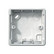 1-osainen matala 25mm pintakojerasia IP44, Schneider Electric