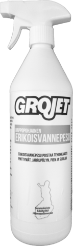 Grojet Happopohjainen Erikoisvannepesu