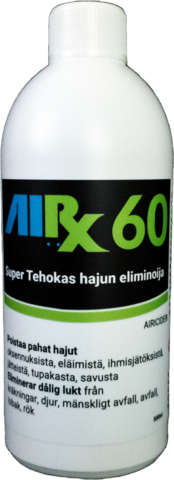 AIRX60 Tehokkaaseen hajunpoistoon tiiviste