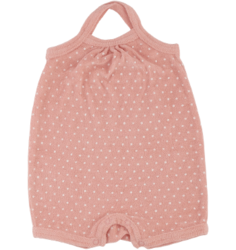 Nature baby puuvillafroteinen polkadot bodyasu