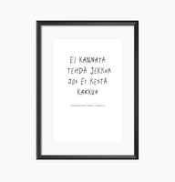 Kakolan seinäteksti- juliste A4