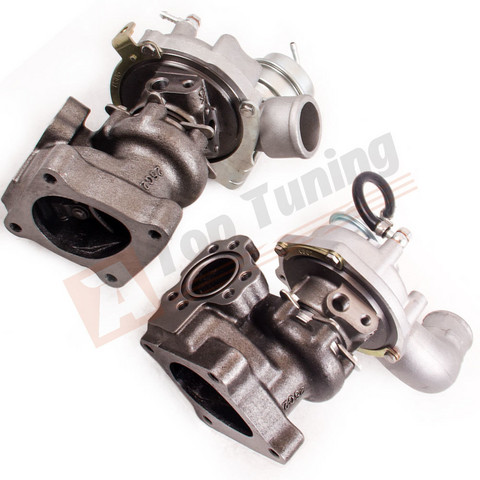 Kaksi K04-026 viritys turboahdinta 2.7T moottoriin. Audi S4