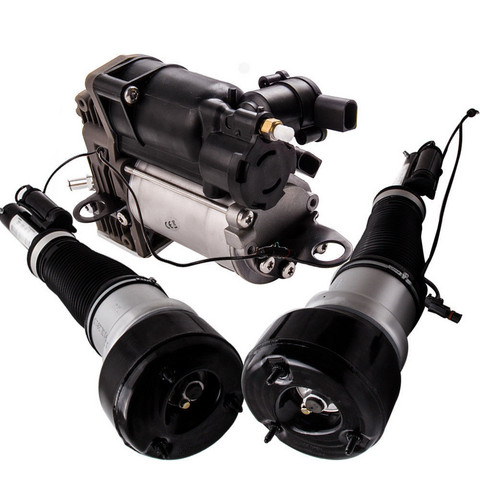 Pari W221 Airmatic Ilmajouset eteen sekä Ilmajousituksen kompressori