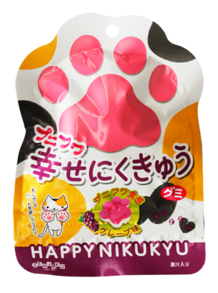 Puni Fuwa Nikukyu viinirypälemakeinen