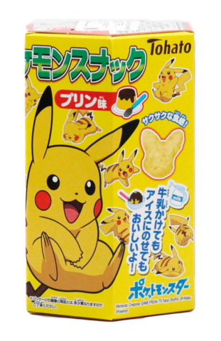 Tohato Pikachu Custard-maissisnack