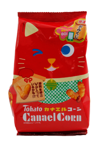 Tohato Kanael Corn Lucky Cat