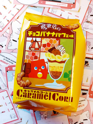 Caramel Corn Banaani Parfait - Karamellimaissinaksut