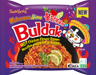 Buldak Habanero Lime - Tulinen