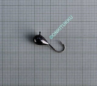 Volframi-mormuska 6mm #6 lenkki matta hopea, nro 07