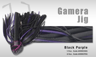 Gamera Jig Black Purple  #4/0 14g