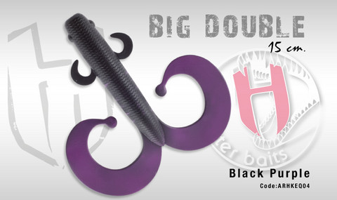 Big Double Black Purple 14cm  52g