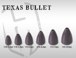 Texas Bullet rig luotipää 7,0g 6kpl