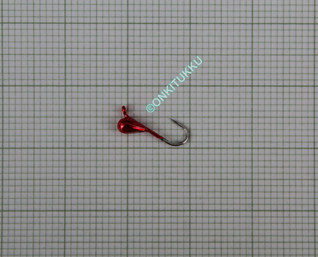Volframi-mormuska 2,5mm #16 lenkki punainen kromi, nro 03