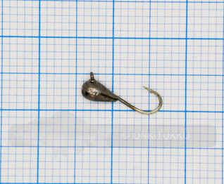 Volframi-mormuska 2,5mm #14 lenkki tumma kromi, nro 17